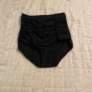 High rise bikini bottom